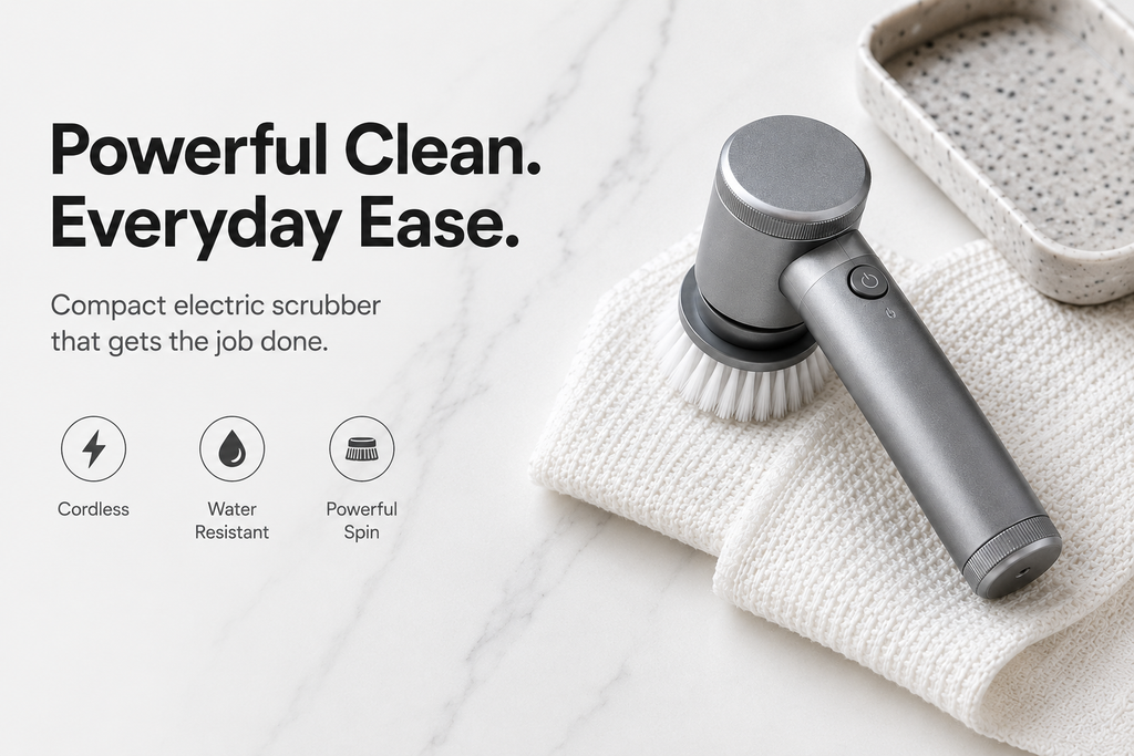 TurboSpin Scrubber™ – Deep Clean Without Scrubbing