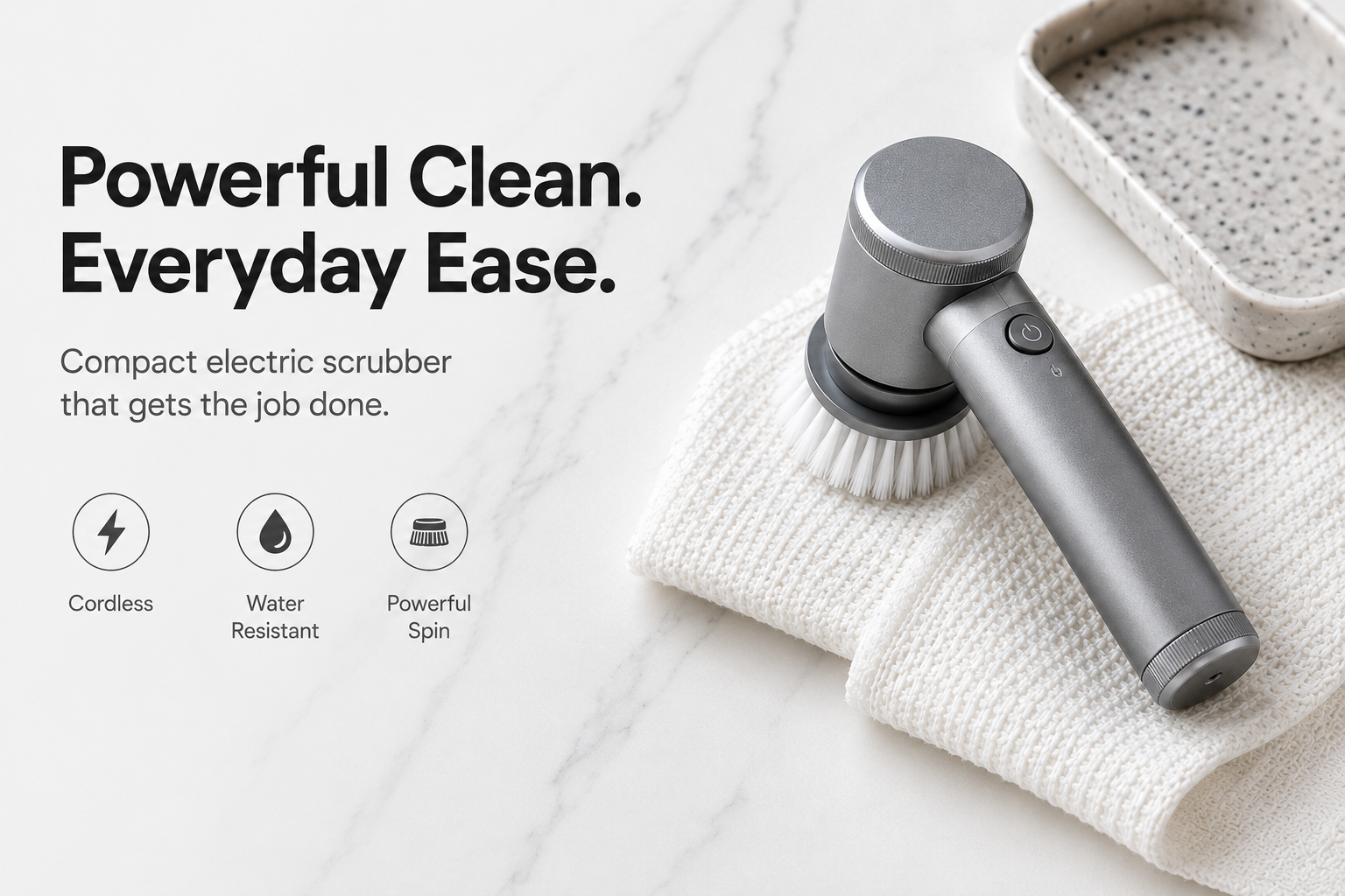 TurboSpin Scrubber™ – Deep Clean Without Scrubbing